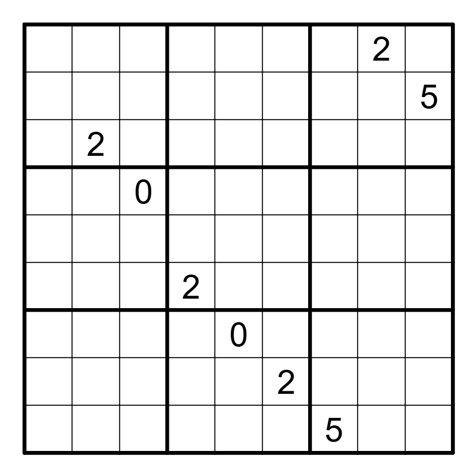 Sudoku board